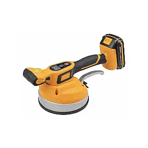 Csempevibrátor akkus 20V 160mm tapadókoronggal kofferben