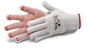 Cottonstar Grip pamutkesztyű pettyes tenyérrel
