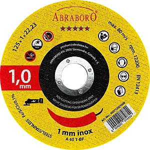 Chili inox vágókorong 125x1,0x22,23